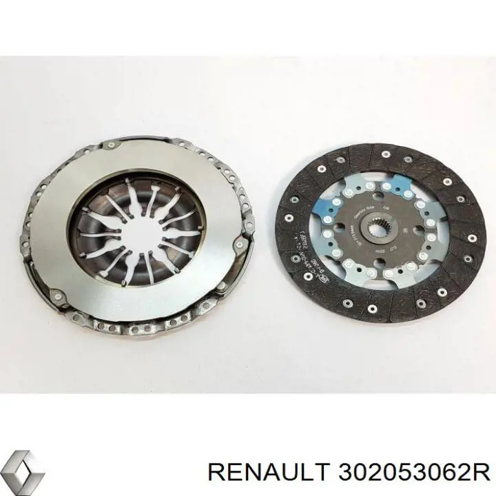 Kit de embraiagem (3 peças) 302053062R Renault (RVI)