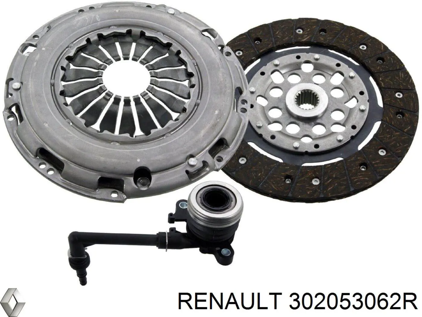 Kit de embraiagem (3 peças) Renault (RVI) 302053062R preço, a partir de 616,40 USD