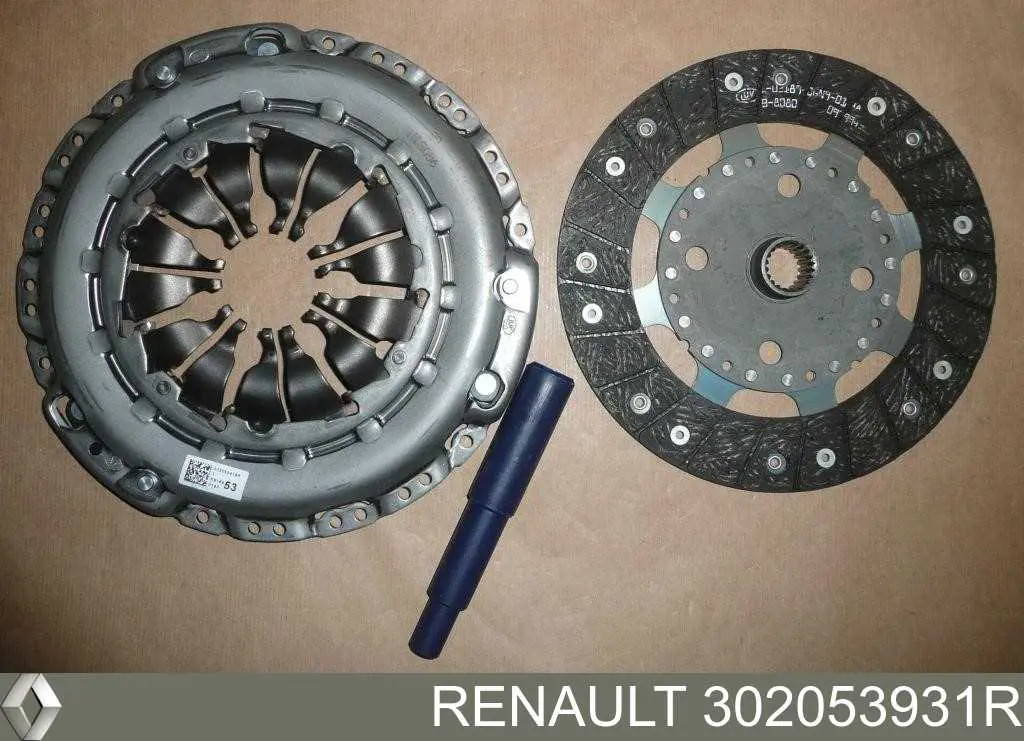 Kit de embraiagem (3 peças) Renault (RVI) 302053931R preço, a partir de 105,08 USD