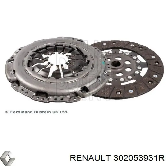 Compre 302053931R Renault (RVI) Kit de embraiagem (3 peças)