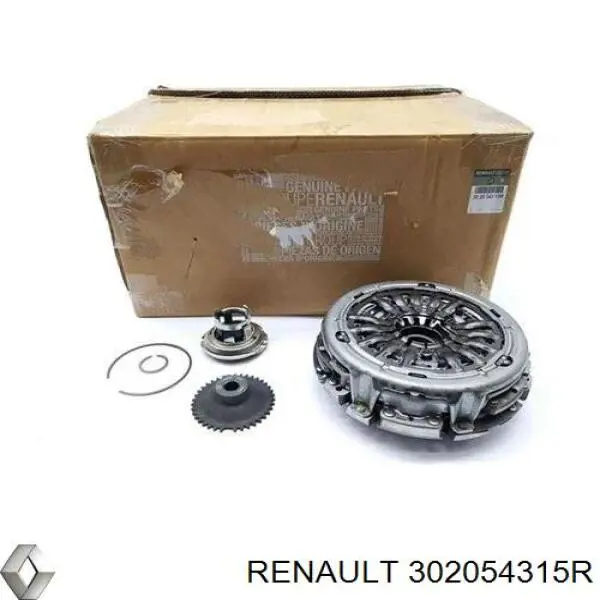 Kit de embraiagem (3 peças) Renault (RVI) 302054315R preço, a partir de 1514,61 USD