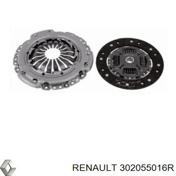 Compre 302055016R Renault (RVI) Kit de embraiagem (3 peças)