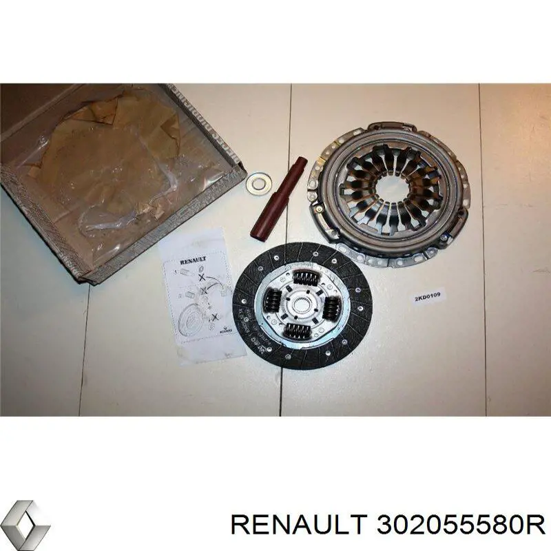 Kit de embraiagem (3 peças) Renault (RVI) 302055580R preço, a partir de 155,60 USD