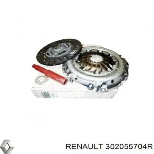 Kit de embraiagem (3 peças) 302055704R Renault (RVI)