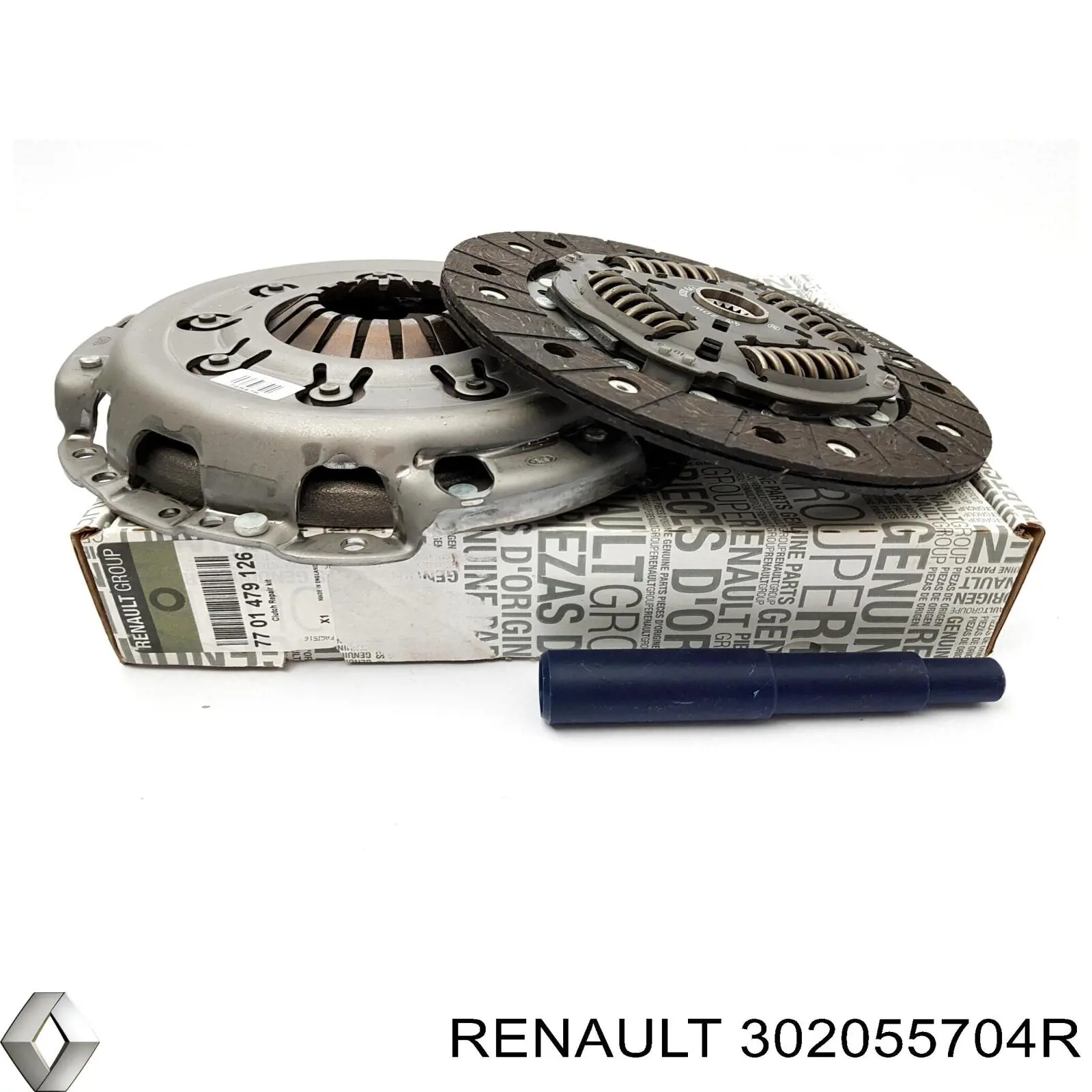 Kit de embraiagem (3 peças) Renault (RVI) 302055704R preço, a partir de 95,51 USD