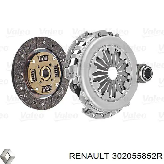 Compre 302055852R Renault (RVI) Kit de embraiagem (3 peças)