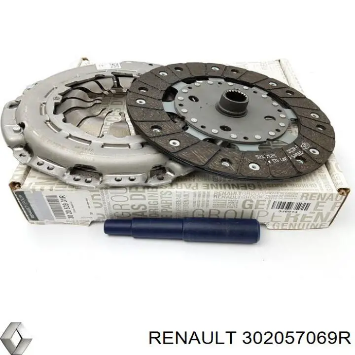 Kit de embraiagem (3 peças) Renault (RVI) 302057069R preço, a partir de 206,07 USD