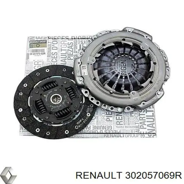 Compre 302057069R Renault (RVI) Kit de embraiagem (3 peças)