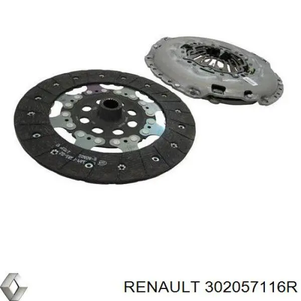 Compre 302057116R Renault (RVI) Kit de embraiagem (3 peças)