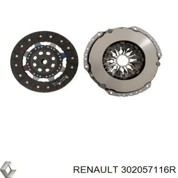 Kit de embraiagem (3 peças) Renault (RVI) 302057116R preço, a partir de 234,19 USD
