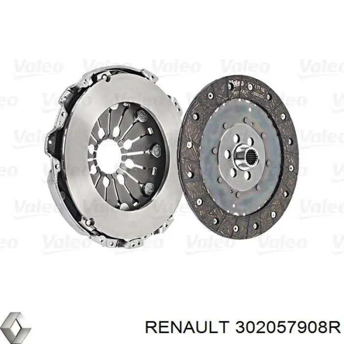 Kit de embraiagem (3 peças) Renault (RVI) 302057908R preço, a partir de 287,07 USD