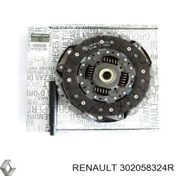 Kit de embraiagem (3 peças) Renault (RVI) 302058324R preço, a partir de 95,34 USD