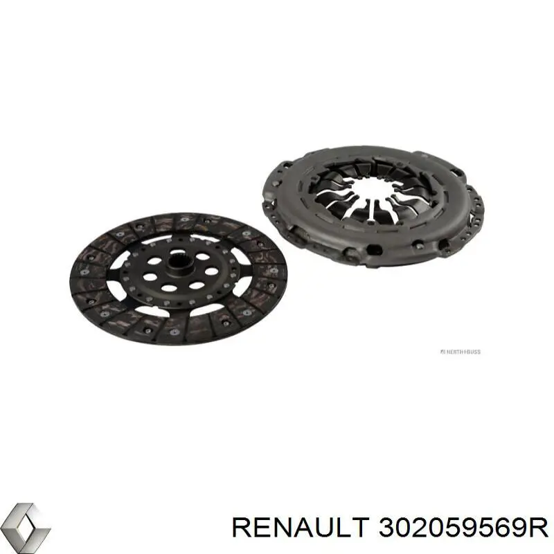 Compre 302059569R Renault (RVI) Kit de embraiagem (3 peças)