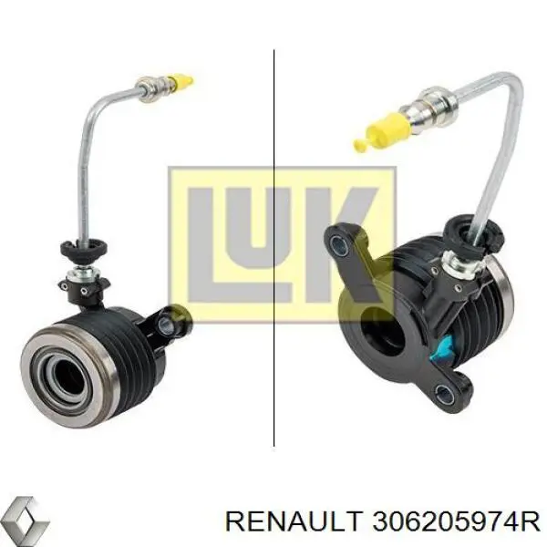 Cilindro de trabalho de embraiagem montado com rolamento de desengate Renault (RVI) 306205974R preço, a partir de 53,59 USD