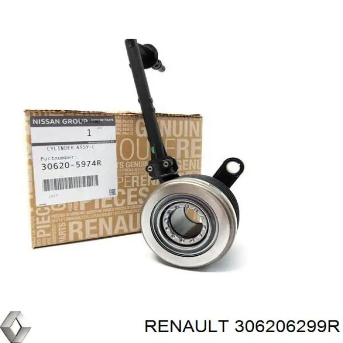 Cilindro de trabalho de embraiagem montado com rolamento de desengate Renault (RVI) 306206299R preço, a partir de 52,87 USD