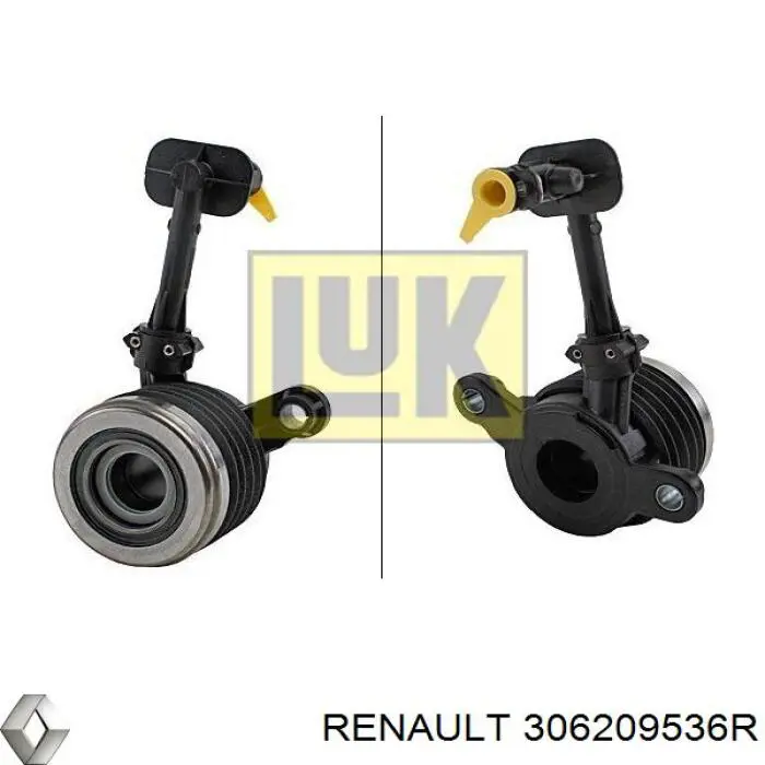 Cilindro de trabalho de embraiagem montado com rolamento de desengate Renault (RVI) 306209536R preço, a partir de 48,49 USD