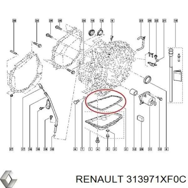 Compre 221414 Peugeot/Citroen Vedante de bomba de óleo da Caixa Automática de Mudança