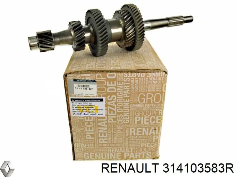 314103583R Renault (RVI) Eixo primário da caixa de câmbio