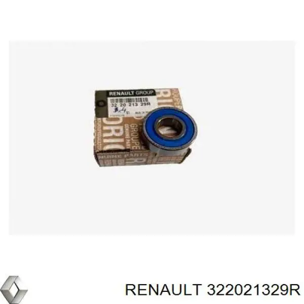 322021329R Renault (RVI) Rolamento de suporte da árvore primária da Caixa de Mudança (rolamento de centragem de volante)
