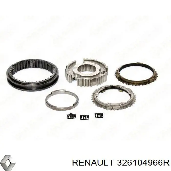 Sincronizador de 3ª/4ª velocidade Renault (RVI) 326104966R preço, a partir de 99,28 USD