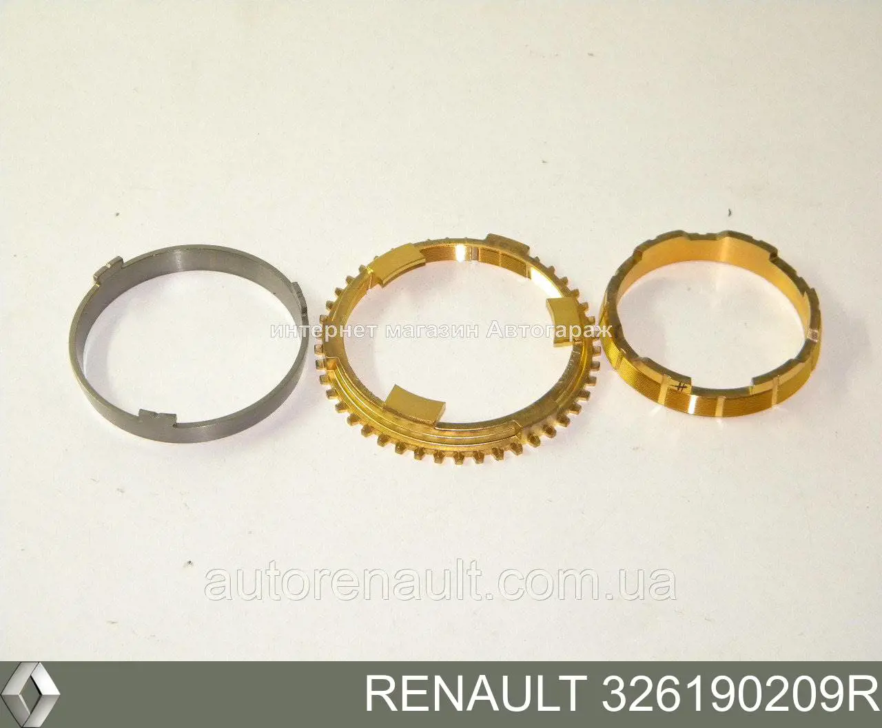 Anel de sincronizador Renault (RVI) 326190209R preço, a partir de 41,11 USD