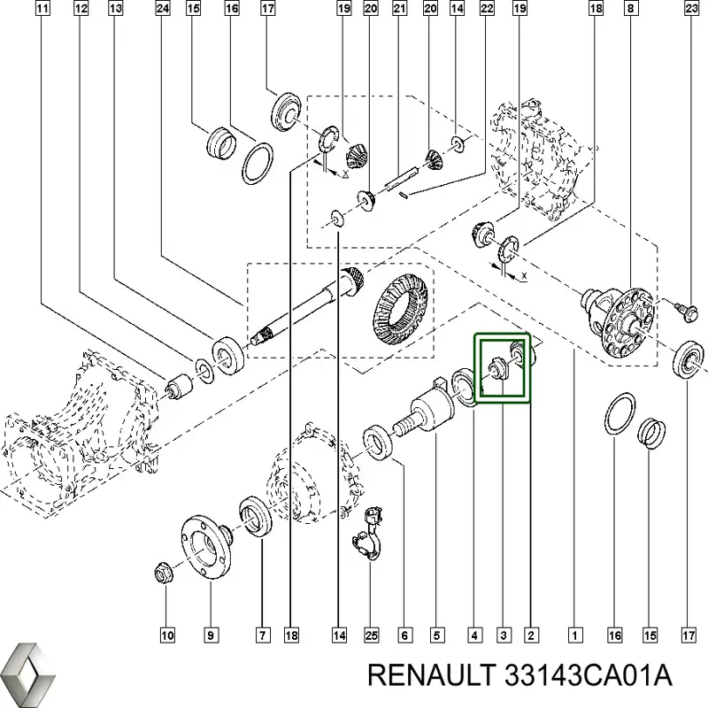 Compre 33143CA01A Nissan/Infiniti 