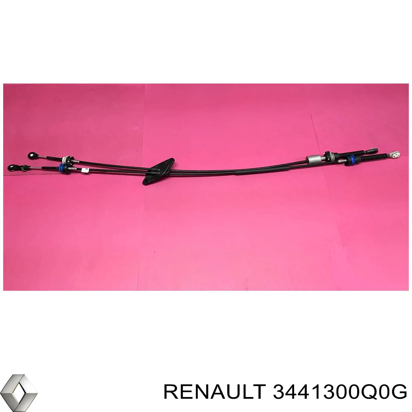 3441300Q0G Renault (RVI) Cabo de mudança duplo