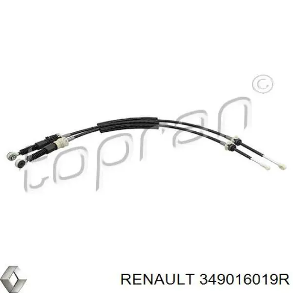 349016019R Renault (RVI) Cabo de mudança duplo