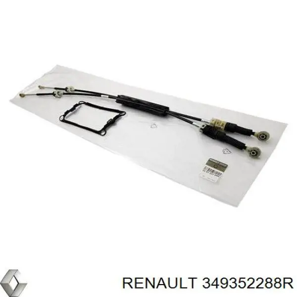 349352288R Renault (RVI) Cabo de mudança (de seleção de velocidade)