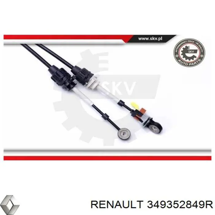 Cabo de mudança duplo 3441300Q0G Nissan/Infiniti