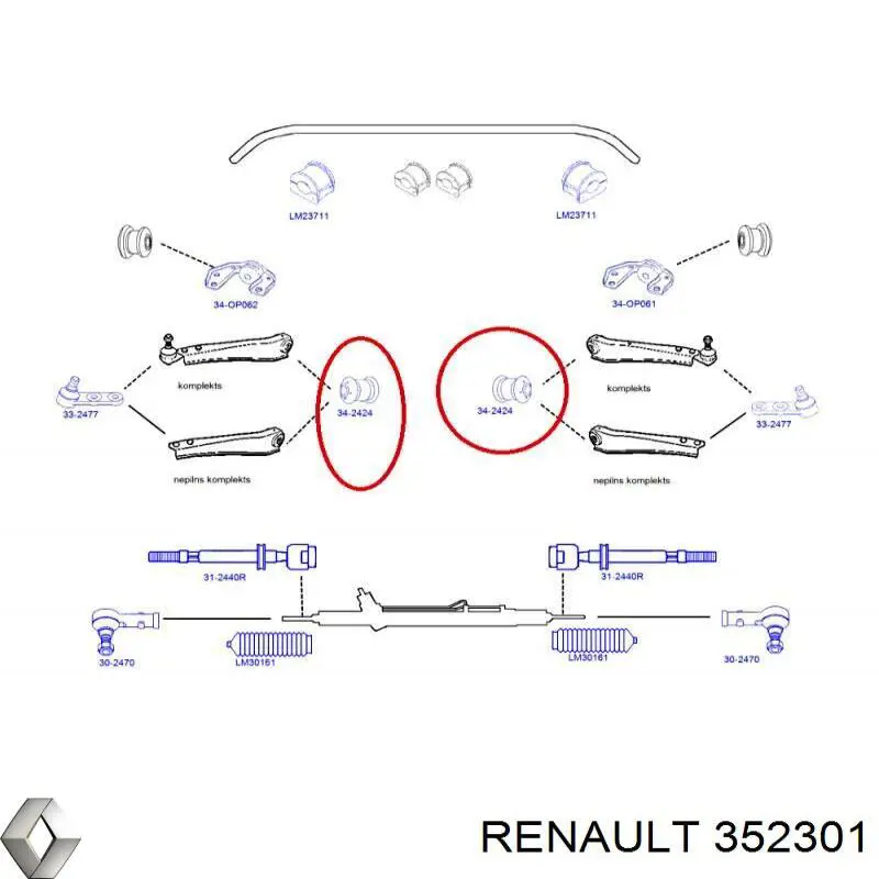 Compre 352301 Renault (RVI) 