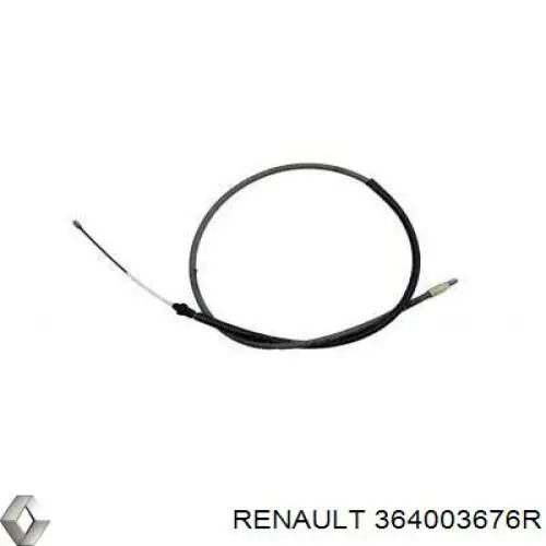 Cabo traseiro direito/esquerdo do freio de estacionamento Renault (RVI) 364003676R preço, a partir de 27,26 USD