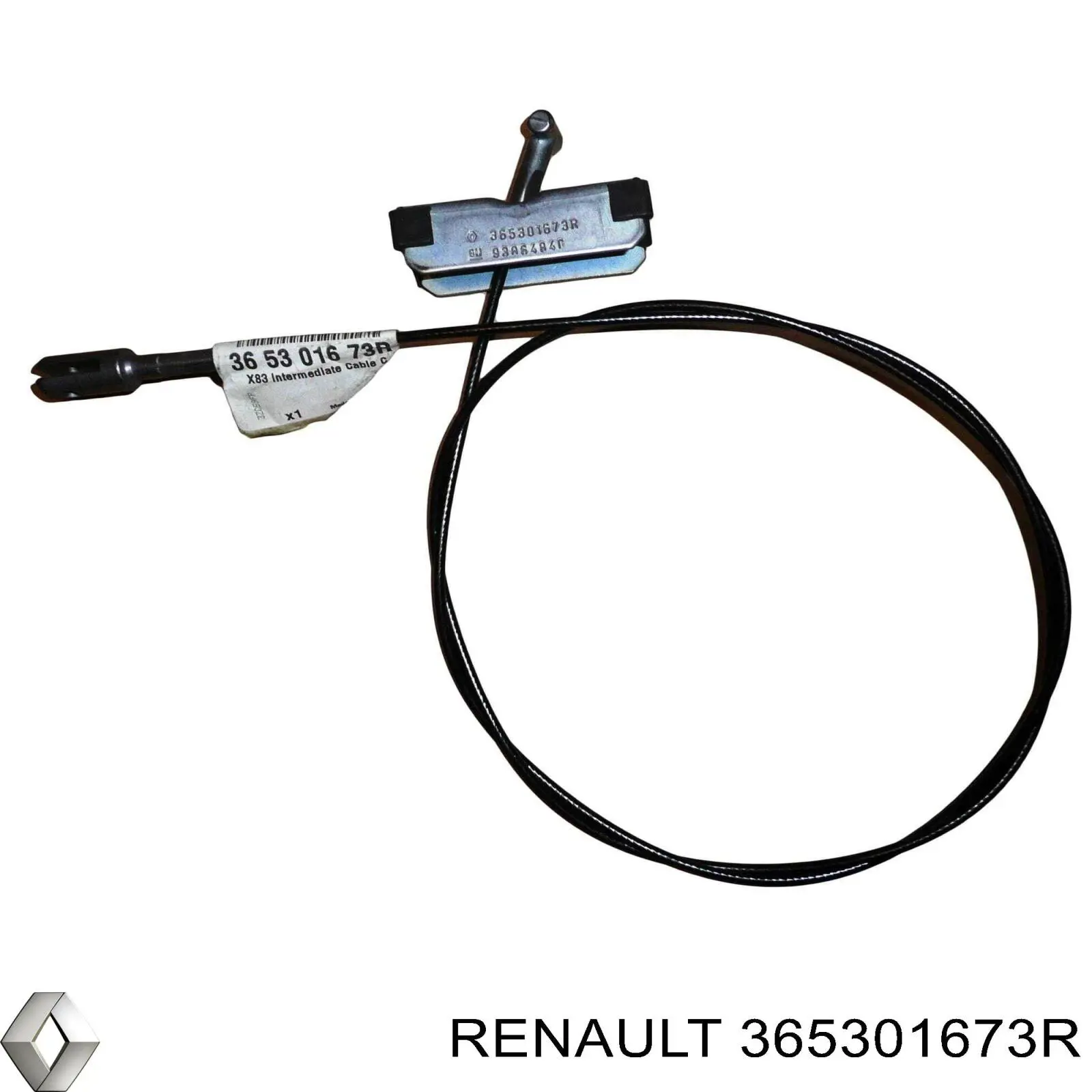 Compre 365301673R Renault (RVI) Cabo do freio de estacionamento intermédio