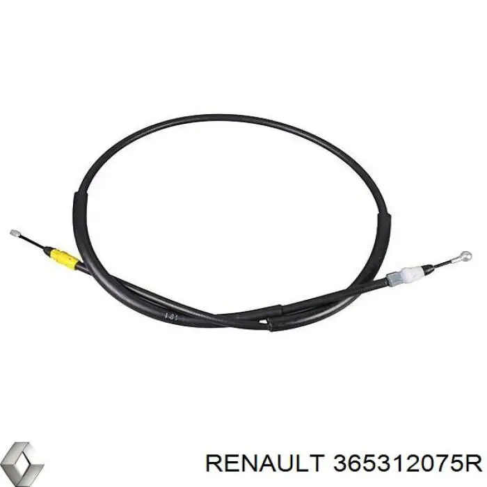 Cabo do freio de estacionamento traseiro esquerdo Renault (RVI) 365312075R preço, a partir de 23,59 USD