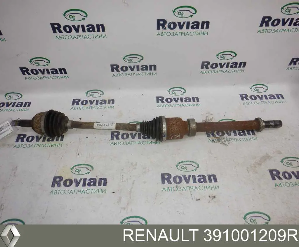 391001209R Renault (RVI) Semieixo (acionador) dianteiro direito