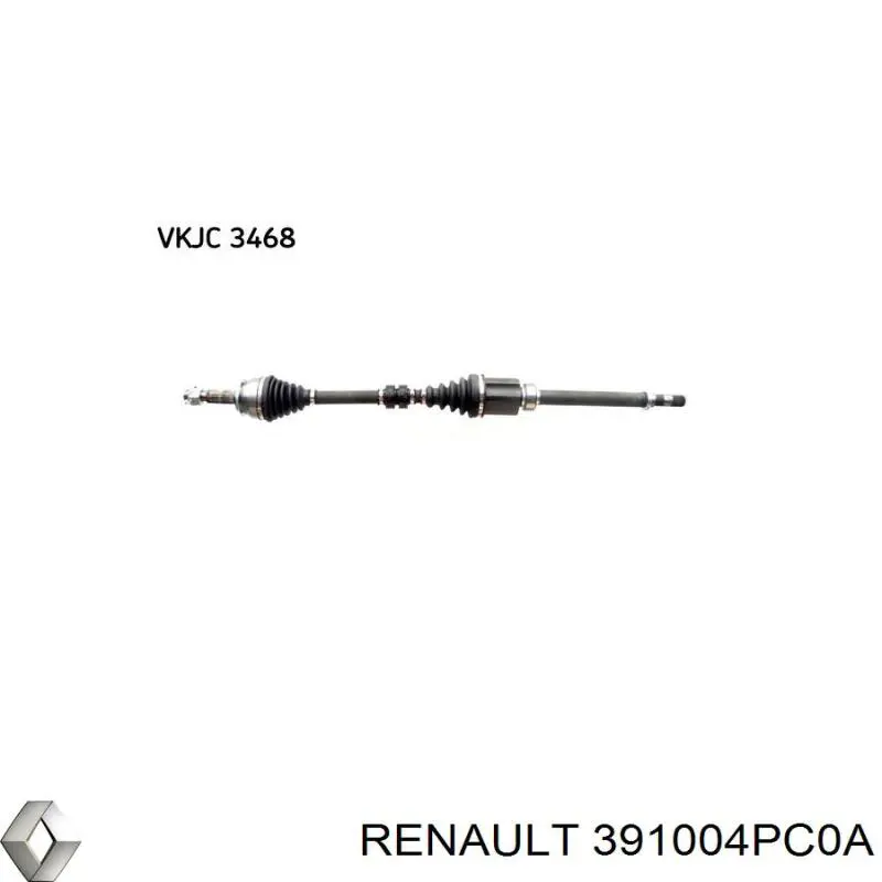 Semieixo (acionador) dianteiro direito Nissan/Infiniti 391004EA0B preço, a partir de 210,15 USD