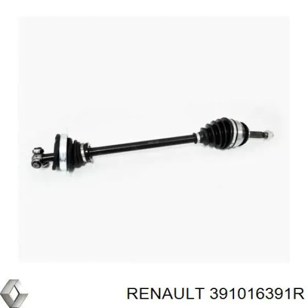 Semieixo (acionador) dianteiro esquerdo Renault (RVI) 391016391R preço, a partir de 73,34 USD