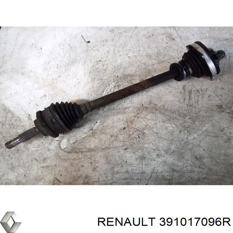 Semieixo (acionador) dianteiro esquerdo Renault (RVI) 391017096R preço, a partir de 76,62 USD