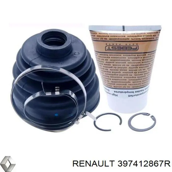 Bota de proteção interna de junta homocinética do semieixo dianteiro Renault (RVI) 397412867R preço, a partir de 8,51 USD