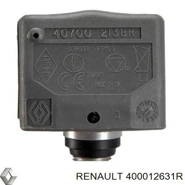 400012631R Renault (RVI) Sensor de pressão de ar nos pneus