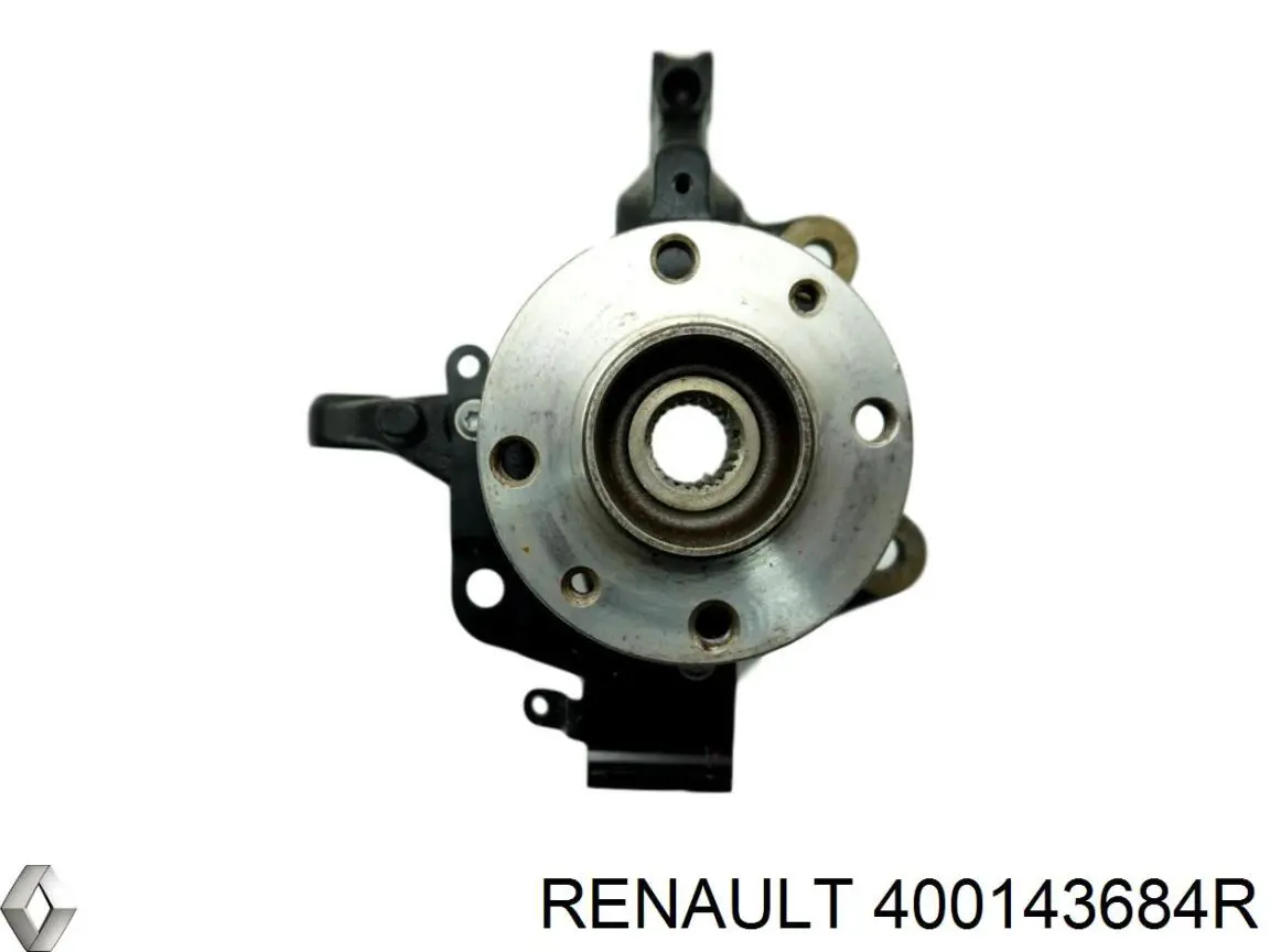 400143684R Renault (RVI) Pino moente (extremidade do eixo) dianteiro direito