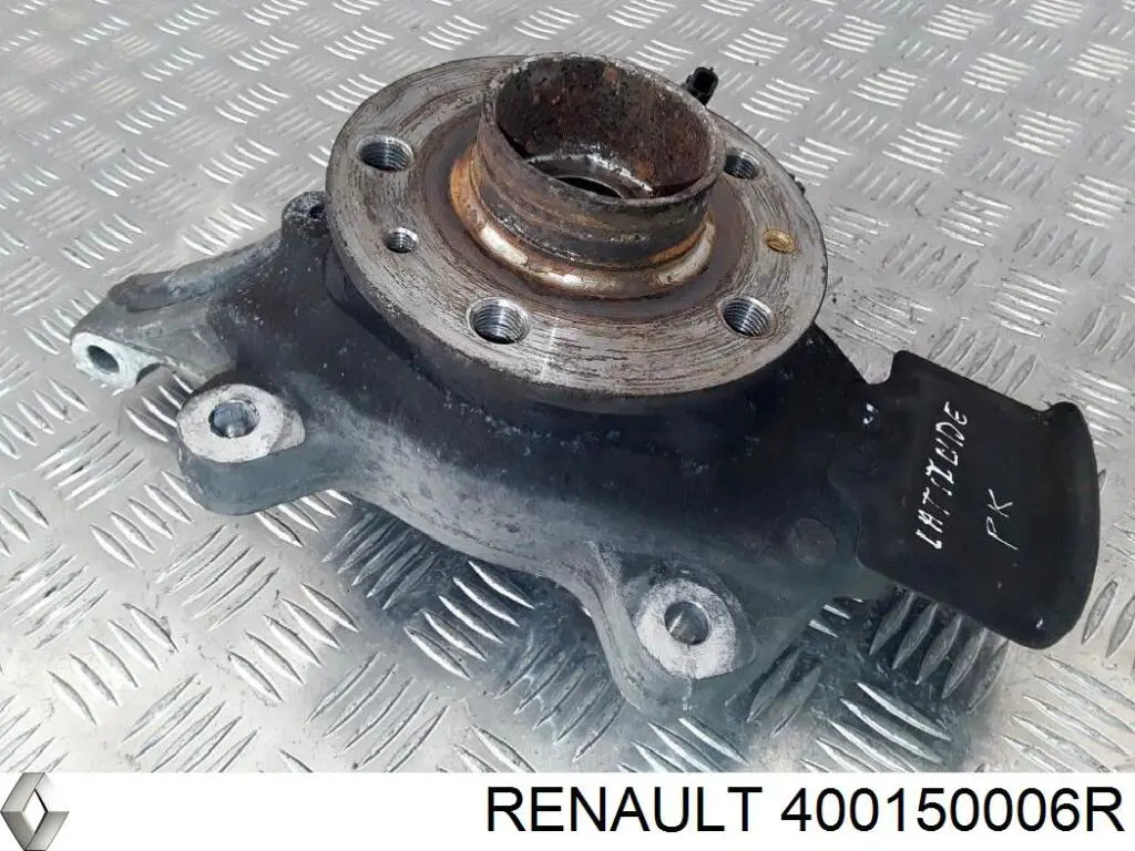 400150006R Renault (RVI) Pino moente (extremidade do eixo) dianteiro esquerdo