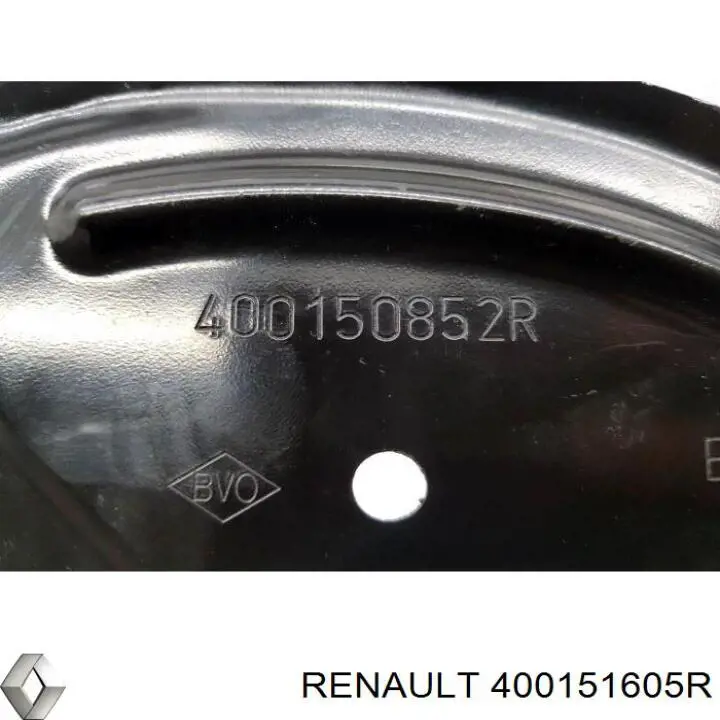 Proteção do freio de disco dianteiro esquerdo Renault (RVI) 400151605R preço, a partir de 52,85 USD