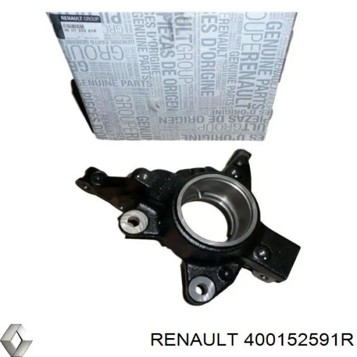 400152591R Renault (RVI) Pino moente (extremidade do eixo) dianteiro esquerdo