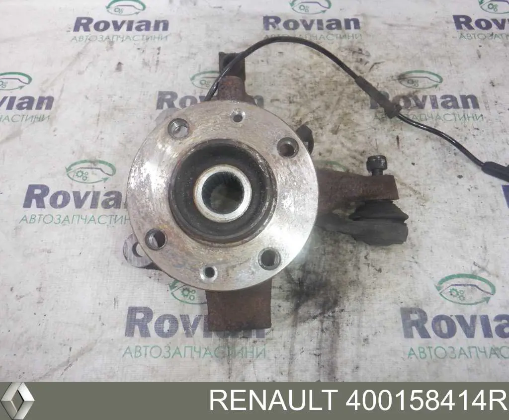 400158414R Renault (RVI) Pino moente (extremidade do eixo) dianteiro esquerdo