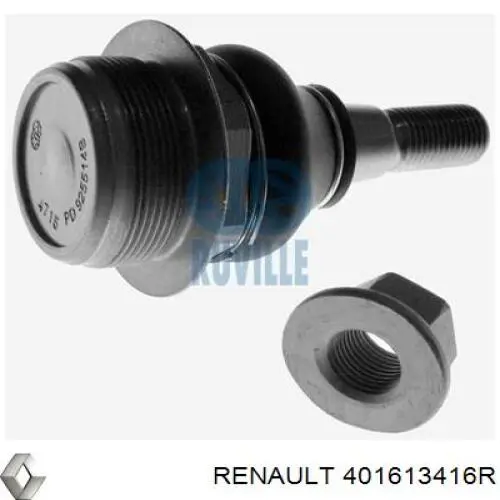 Suporte de esfera inferior esquerdo Renault (RVI) 401613416R preço, a partir de 40,08 USD
