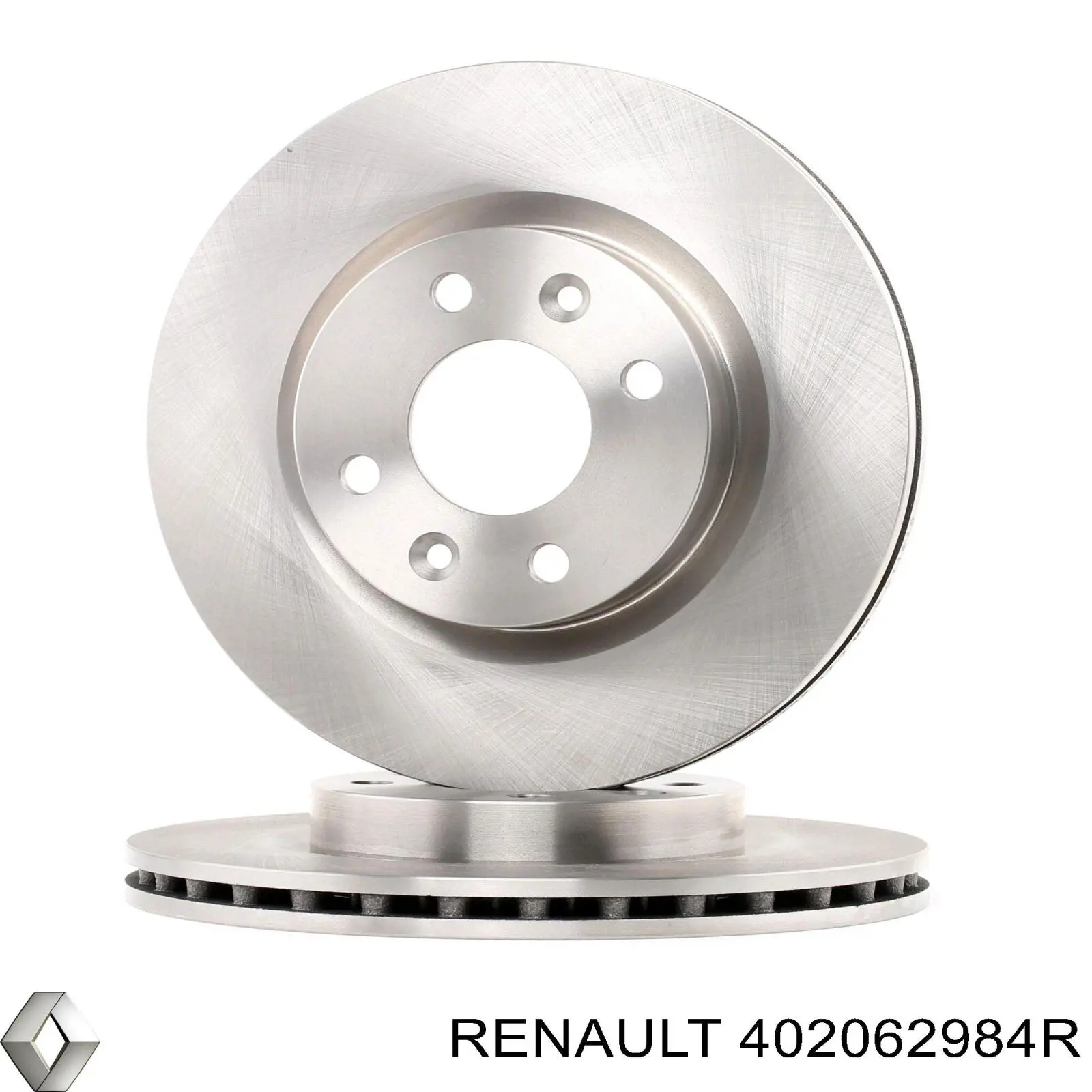 402062984R Renault (RVI) Disco do freio dianteiro
