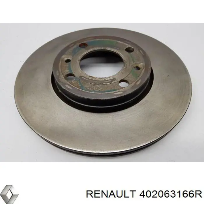 402063166R Renault (RVI) Disco do freio dianteiro