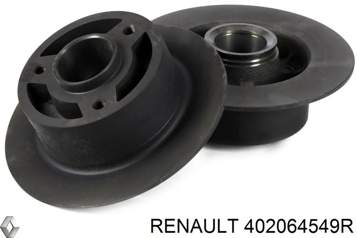 402064549R Renault (RVI) Disco do freio dianteiro