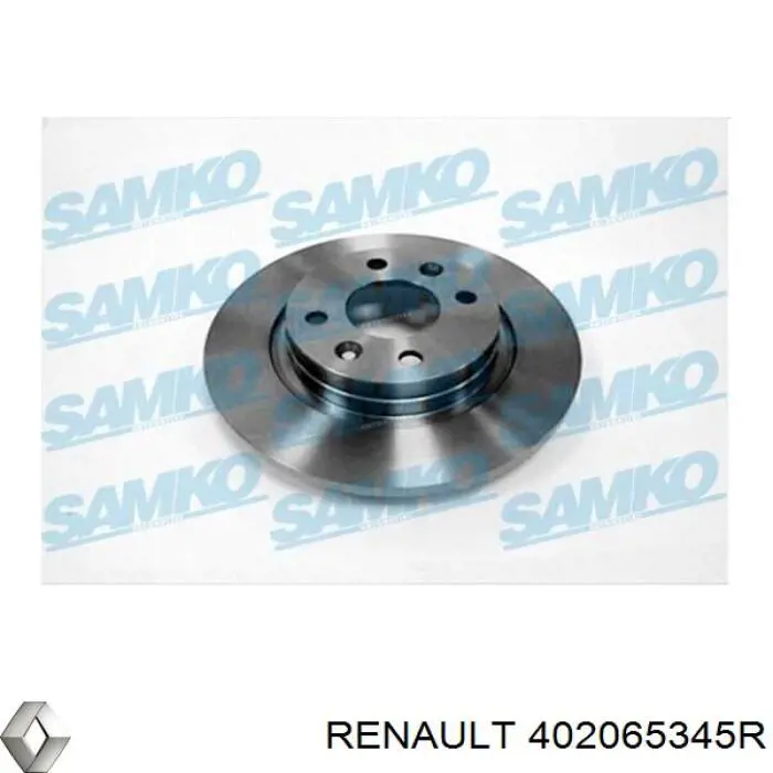 Compre 402065345R Renault (RVI) Disco do freio dianteiro